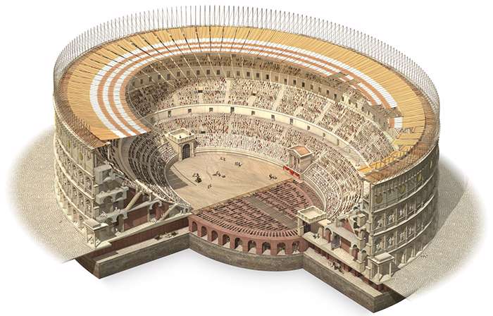 Roma Colosseum modeli